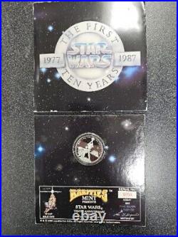 10th Anniversary Star Wars. 999 Troy Ounce Silver Coin