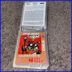 18 RARE Star Wars Celebration IV Staff/Adult/Kids/Media/Monday/ETC Passes ASIS