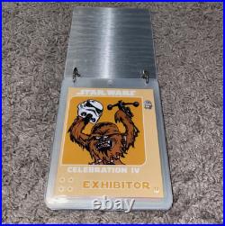 18 RARE Star Wars Celebration IV Staff/Adult/Kids/Media/Monday/ETC Passes ASIS