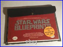 1977 Vintage Star Wars A New Hope Movie Blueprints New in Bag 15 Blue Prints