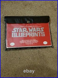 1977 Vintage Star Wars A New Hope Movie Blueprints New in Bag 15 Blue Prints