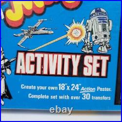 1982 Star Wars Presto Magix Activity Set Poster 18 x 24 RARE over 30 Transfers