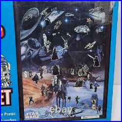 1982 Star Wars Presto Magix Activity Set Poster 18 x 24 RARE over 30 Transfers