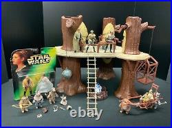 1983 COMPLETE Star Wars Return of the Jedi Ewok Village set