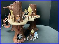 1983 COMPLETE Star Wars Return of the Jedi Ewok Village set