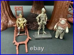 1983 COMPLETE Star Wars Return of the Jedi Ewok Village set