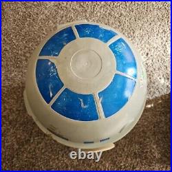 1983 Star Wars R2-D2 Toy Toter Toy Box Almost 3ft Tall Rolling Wheels Droids