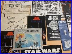 1983 Vintage Star Wars Catalogs Sheets box Inserts Papers Manuals Lot