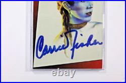 1993 Star Wars Topps Galaxy Carrie Fisher Autograph Card UNGRADED