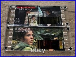 1995 Star Wars Authentic 70mm Film Frame Princess Leia Limited Lot of 2 Cells