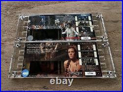 1995 Star Wars Authentic 70mm Film Frame Princess Leia Limited Lot of 2 Cells