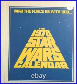 1st Ever STAR WARS Calendar, (1978), Sealed in Original Box, Never Opened RARE