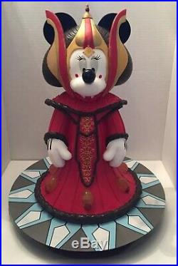 2008 Disney Star Wars Minnie Mouse as Queen Amidala Big Fig Statue Figurine WDW
