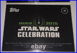 2015 Star Wars Celebration Topps BOBA FETT Jumbo 5 Card Set LE 100 Made RARE