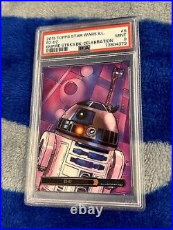 2015 Star Wars PSA 9 Celebration Anaheim Topps Exclusive R2-D2 Pop 1 #8 Graded
