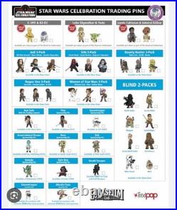 2017 complete star wars celebration SWC Orlando Enamel Pins