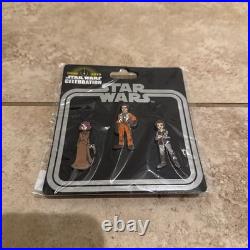 2019 Star Wars Celebration Chicago Pin Set Gen. Leia, Adm. Holdo, Poe Dameron