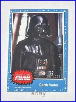 2019 Star Wars Celebration Chicago Volunteer Promo 5 Card Set #'d /200