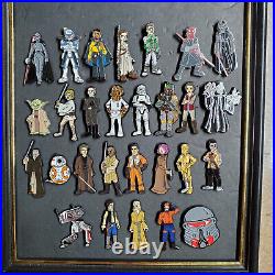 2019 Star Wars Chicago Celebration Exclusive Cloisonne Figural Pin Set of 28