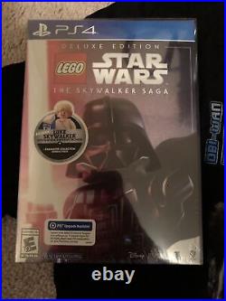 2022 6 Item Star Wars Celebration Lot Collection PS4 Lego Luke Pop Pins Obi Wan