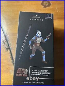 2022 Star Wars Celebration Bo-Katan and Darksaber Hallmark Ornament SDCC NYCC