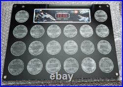 2023 Star Wars Celebration Europe Collecting Track ROTJ Medallion Coin Set Frame