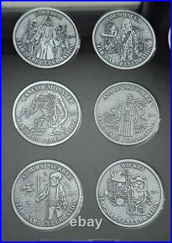 2023 Star Wars Celebration Europe Collecting Track ROTJ Medallion Coin Set Frame