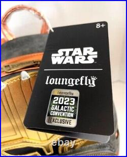 2023 Star Wars Celebration Mandalorian Armorer Loungefly BACKPACK LIMITED 1400