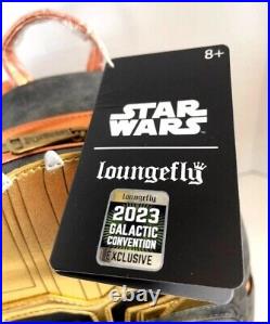 2023 Star Wars Celebration Mandalorian Armorer Loungefly BACKPACK LIMITED NWT