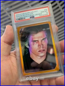 2023 Star Wars Galaxy Celebration Europe Anakin Skywalker Orange 5/25? PSA 10