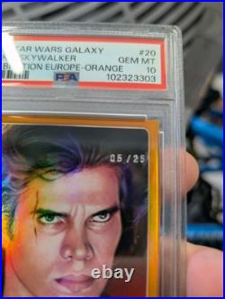 2023 Star Wars Galaxy Celebration Europe Anakin Skywalker Orange 5/25? PSA 10