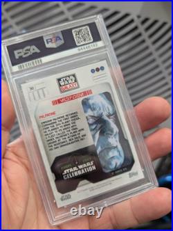 2023 Star Wars Galaxy Celebration Europe Palpatine Green /50 PSA 10 POP 2