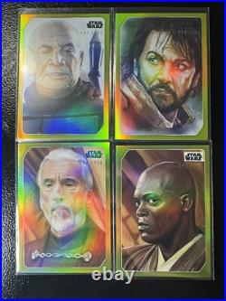 2023 Topps Star Wars Celebration Boba Fett 147/150 Andor 111/150 Dooku 84/150