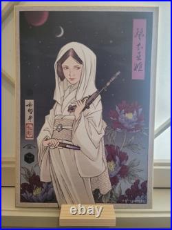 2025 Star Wars Celebration Japan EXC Princess Leia Shikishi Ukiyo-E Art Board