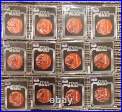 2025 Star Wars Celebration Japan Exclusive Coin Set Of 12 Ahsoka Darth Vader +++