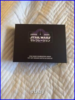 2025 Star Wars Celebration Japan Exclusive Key Art Ceramic Bottle & Cups IN HAND 2025 Star Wars Celebration Japan Exclusive Key Art Ceramic Bottle & Cups IN HAND