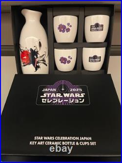 2025 Star Wars Celebration Japan Exclusive Star Wars Key Art Ceramic Sake Set