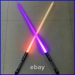 2PCS Gift Lightsaber Star Wars Replica Fx Force Metal Dueling Metal RGB Cos Prop