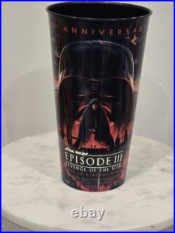 2X Cinemark 20th Star Wars Episode III Revenge Of The Sith Cup Brand New Fast Sh