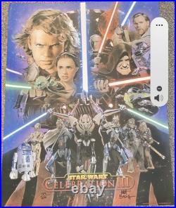 4 Star Wars Celebration III Signed Posters