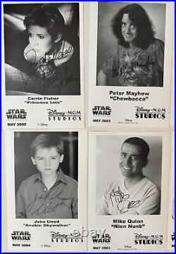 67 Lot of 3 Star Wars Hand-Signed Autographed Color Photos and More