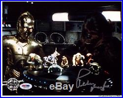 ANTHONY DANIELS & PETER MAYHEW Signed STAR WARS 8x10 OPX Photo PSA/DNA #AD53734