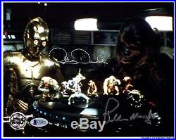 ANTHONY DANIELS & PETER MAYHEW Signed STAR WARS 8x10 Official Pix OPX Photo BAS