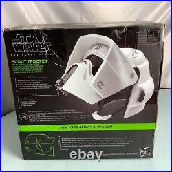 BLACK SERIES STAR WARS SCOUT TROOPER ELECTRONIC HELMET HALLOWEEN Cosplay Mask