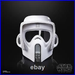 Black Series STAR WARS Biker SCOUT TROOPER Premium Electronic Helmet Sealed