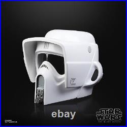 Black Series STAR WARS Biker SCOUT TROOPER Premium Electronic Helmet Sealed