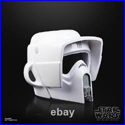 Black Series STAR WARS Biker SCOUT TROOPER Premium Electronic Helmet Sealed