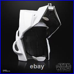 Black Series STAR WARS Biker SCOUT TROOPER Premium Electronic Helmet Sealed