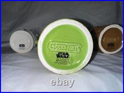 COMPLETE 2015 Star Wars Geeki Tikis Series 1 + 2019 R2-D2 & Chewbacca Bowcaster