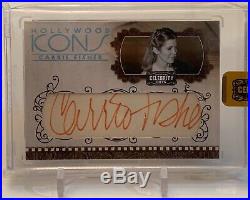 Carrie Fisher Aka Princess Leia Donruss Celebrity Cuts Autograph Auto Card 12/40
